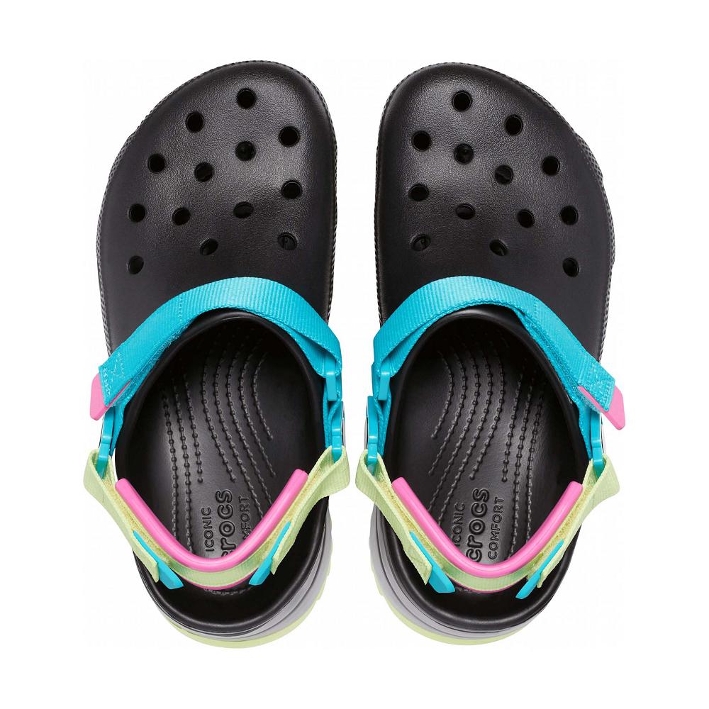 Crocs Classic Hiker Men Clogs Black | UOQISV138