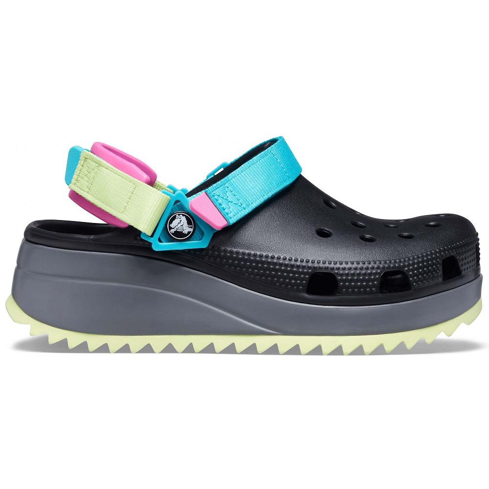 Crocs Classic Hiker Men Clogs Black | UOQISV138