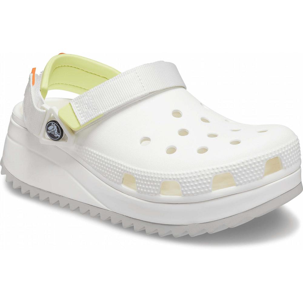 Crocs Classic Hiker Men Clogs White | HDYNBR642