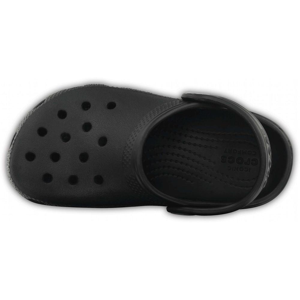 Crocs Classic Kids' Clogs Black | FHTCLI283