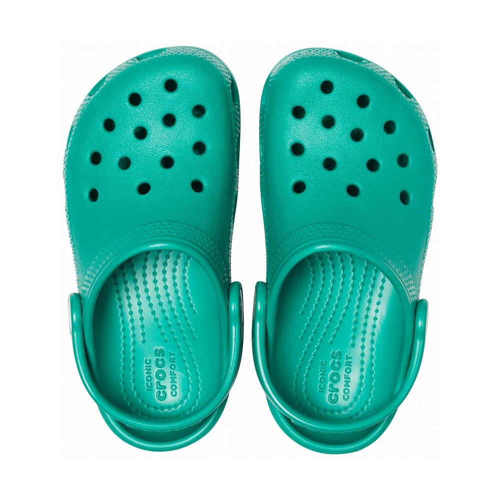 Crocs Classic Kids' Clogs Green | AZXEOS432