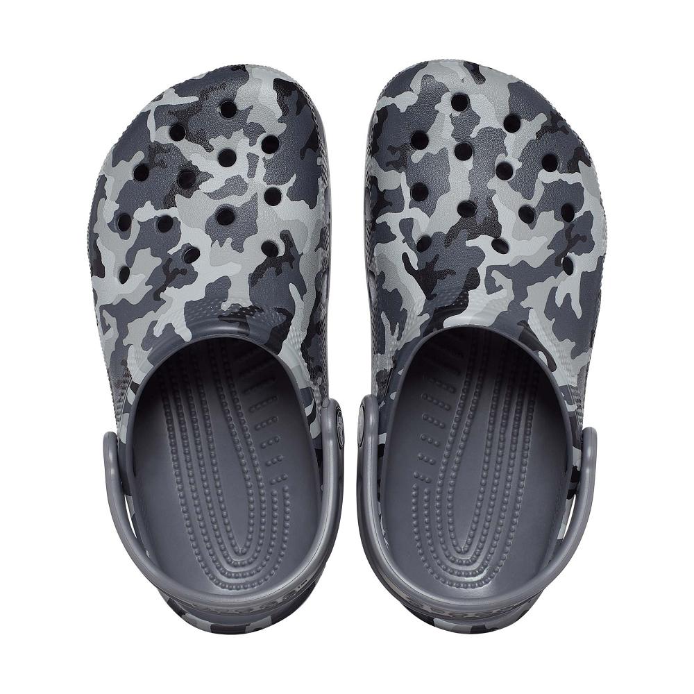Crocs Classic Kids' Clogs Grey / Multicolor | EQFXMS124
