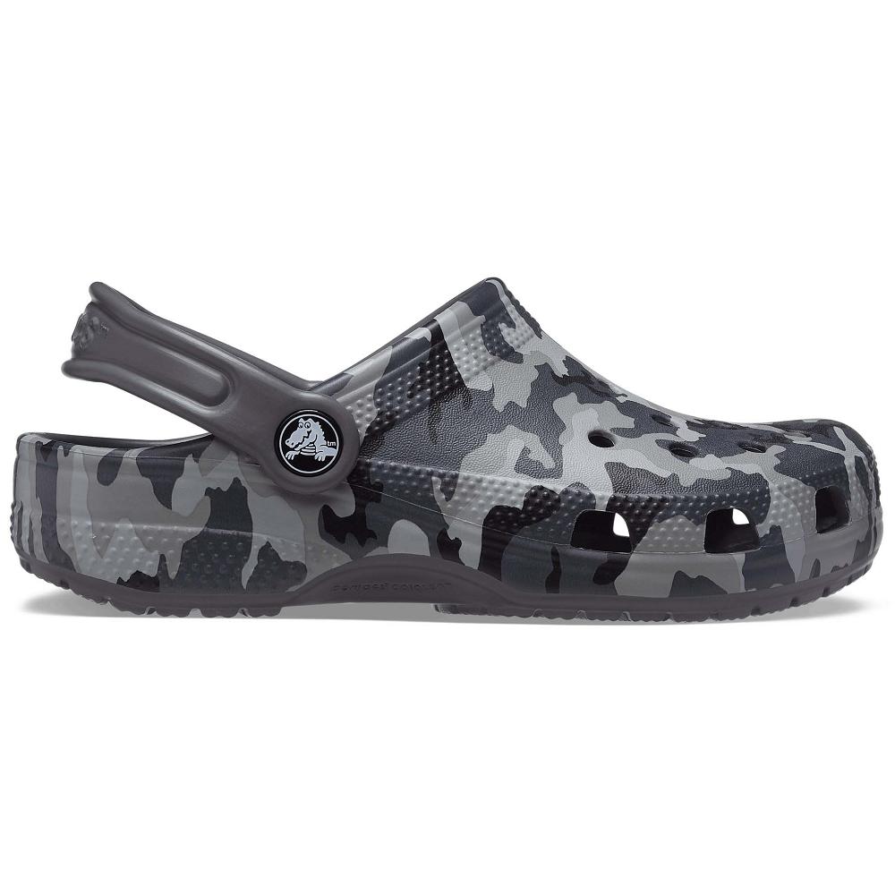 Crocs Classic Kids' Clogs Grey / Multicolor | EQFXMS124