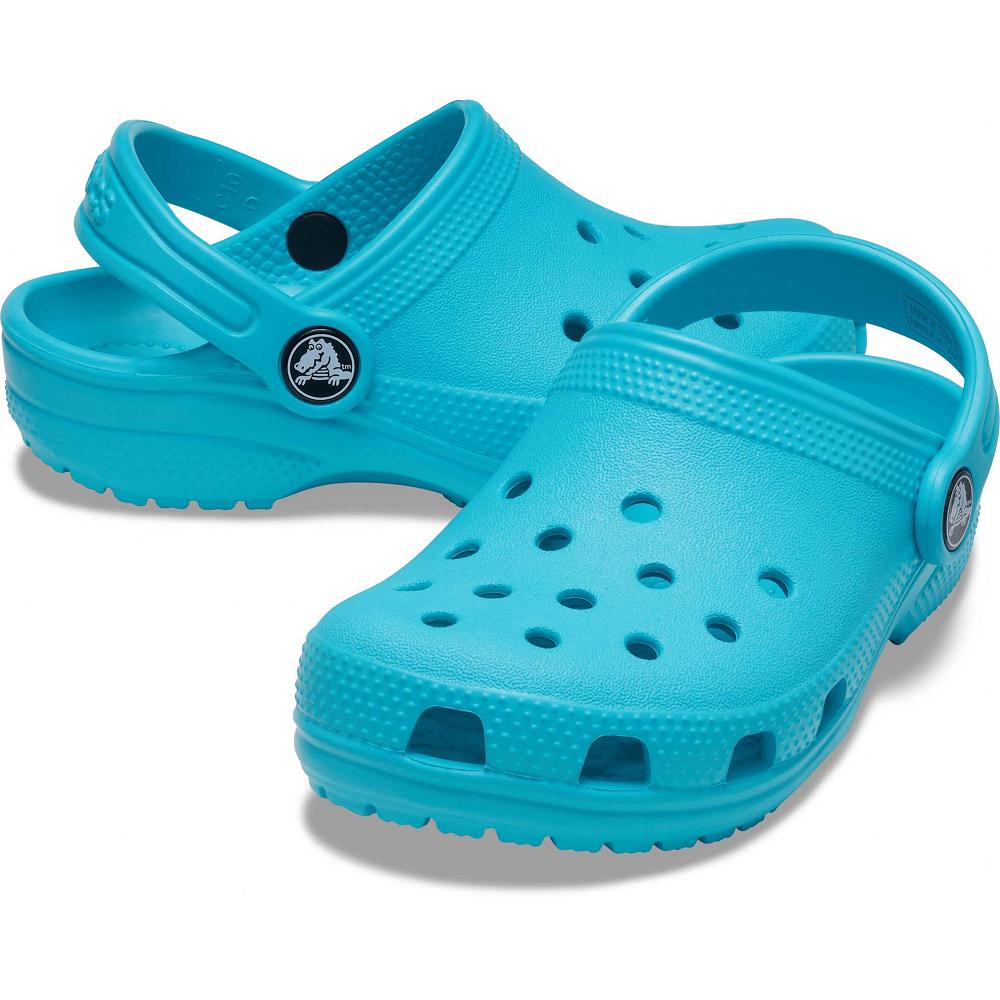 Crocs Classic Kids' Clogs Light Turquoise | FWAMBV985