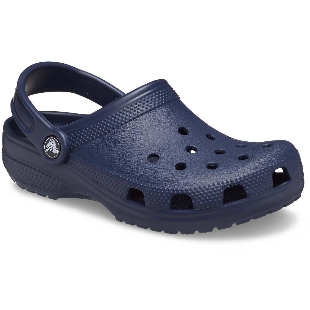 Crocs Classic Kids\' Clogs Navy | CBGUZD629