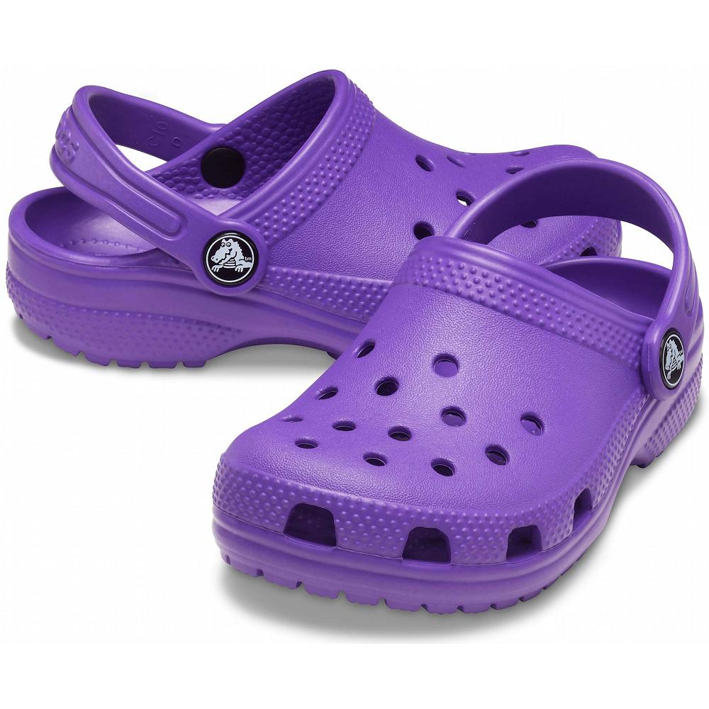 Crocs Classic Kids' Clogs Purple | DTSIHR964
