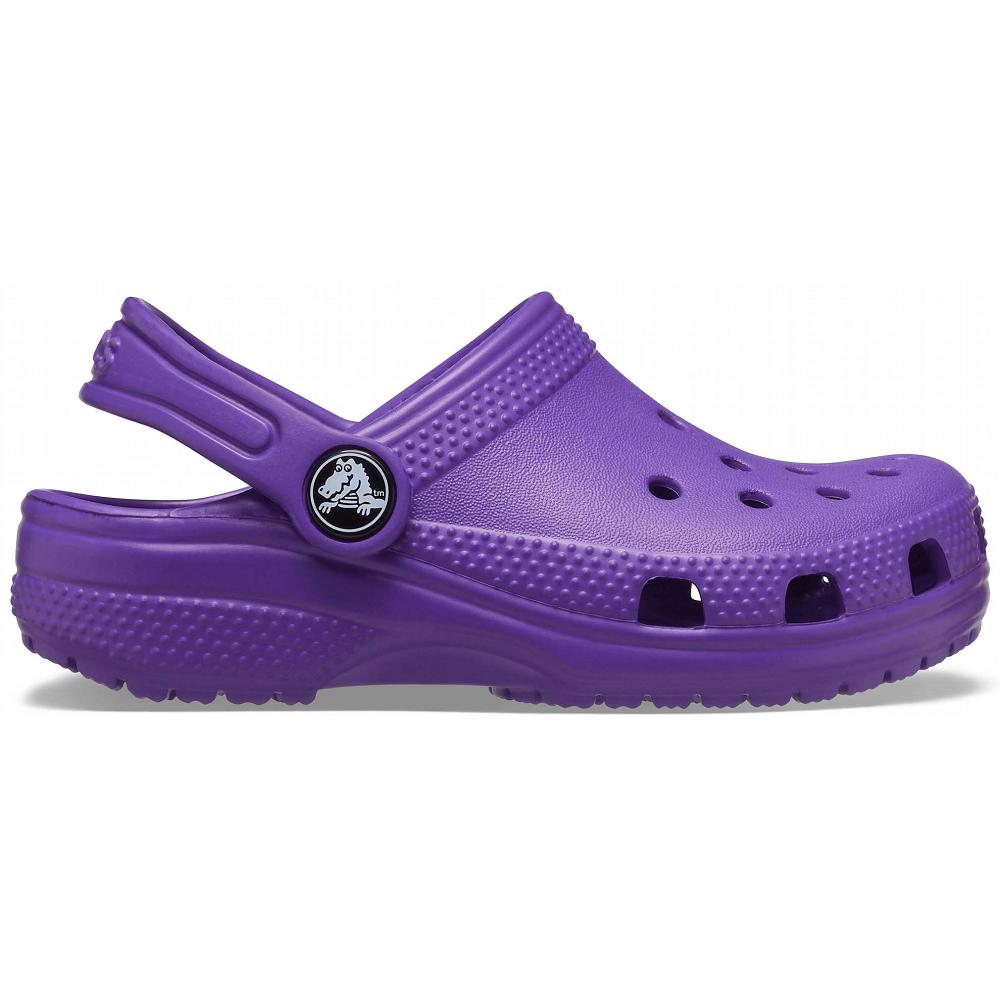 Crocs Classic Kids' Clogs Purple | DTSIHR964