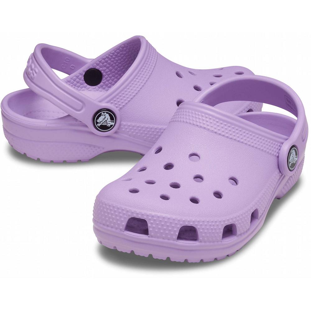 Crocs Classic Kids' Clogs Purple / Pink | ZERPCV095