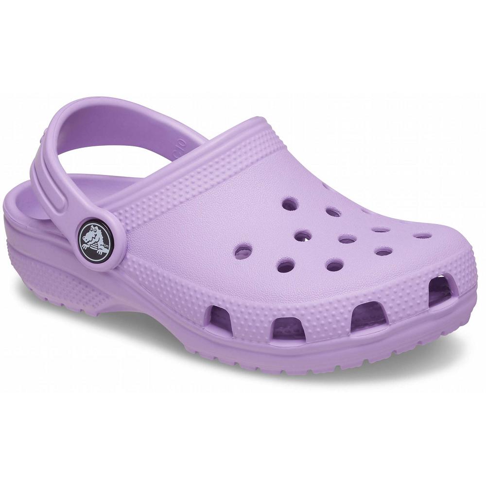 Crocs Classic Kids\' Clogs Purple / Pink | ZERPCV095