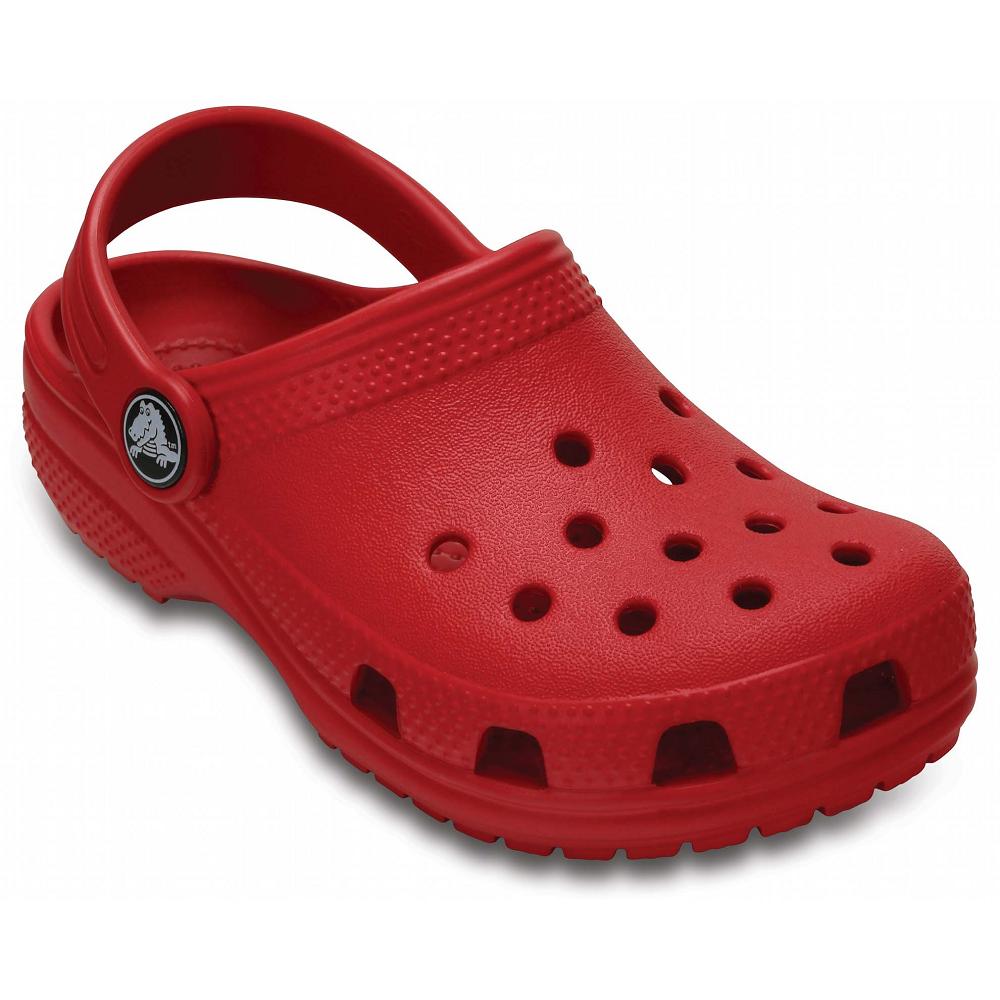 Crocs Classic Kids\' Clogs Red | FEKYVO857