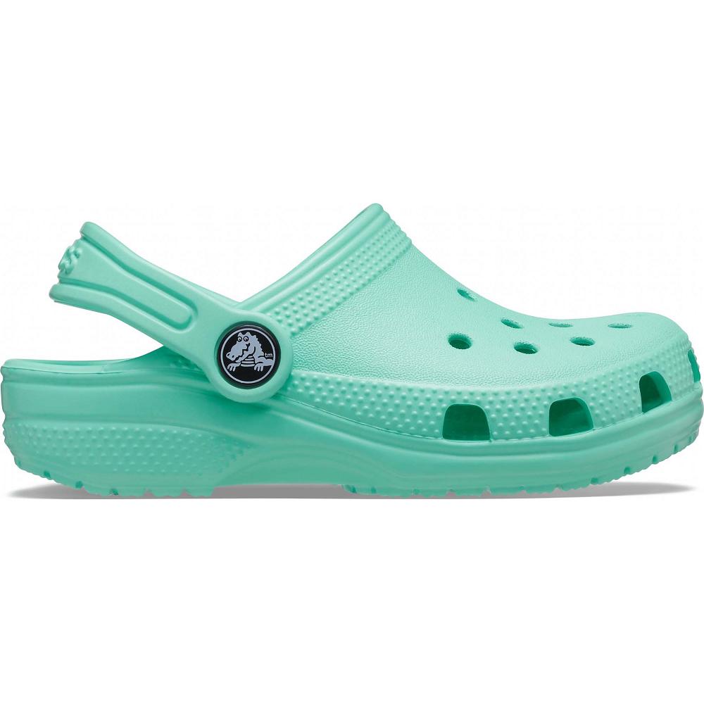 Crocs Classic Kids' Clogs Turquoise | HWSDXU820