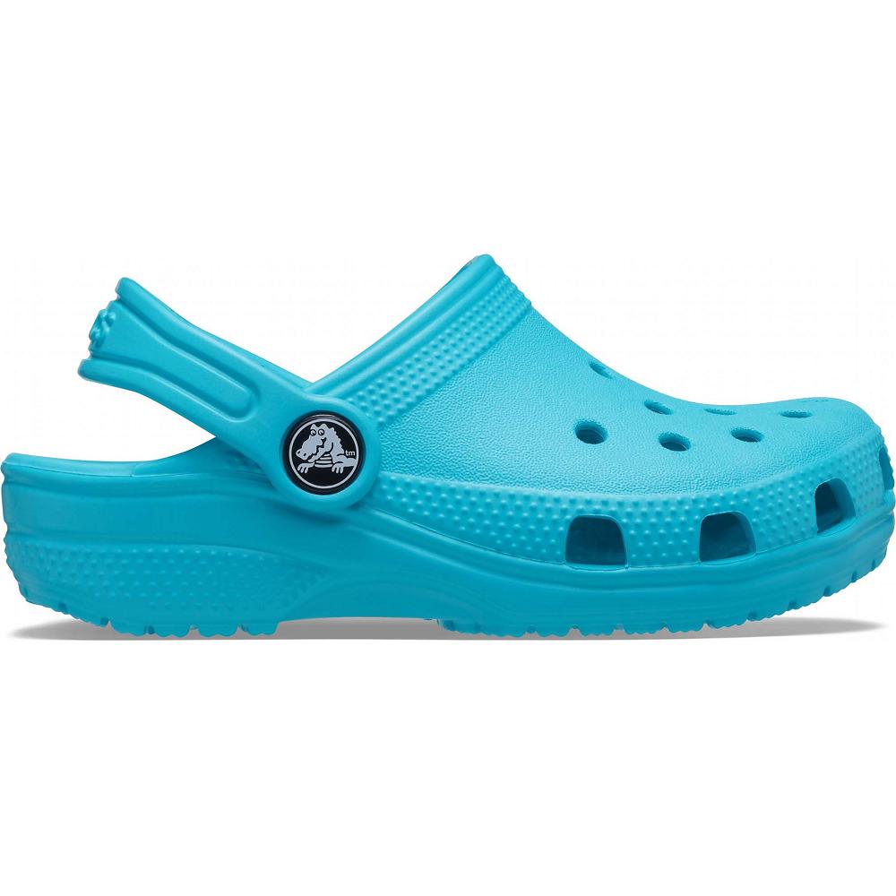 Crocs Classic Kids' Clogs Turquoise | LPRANS073