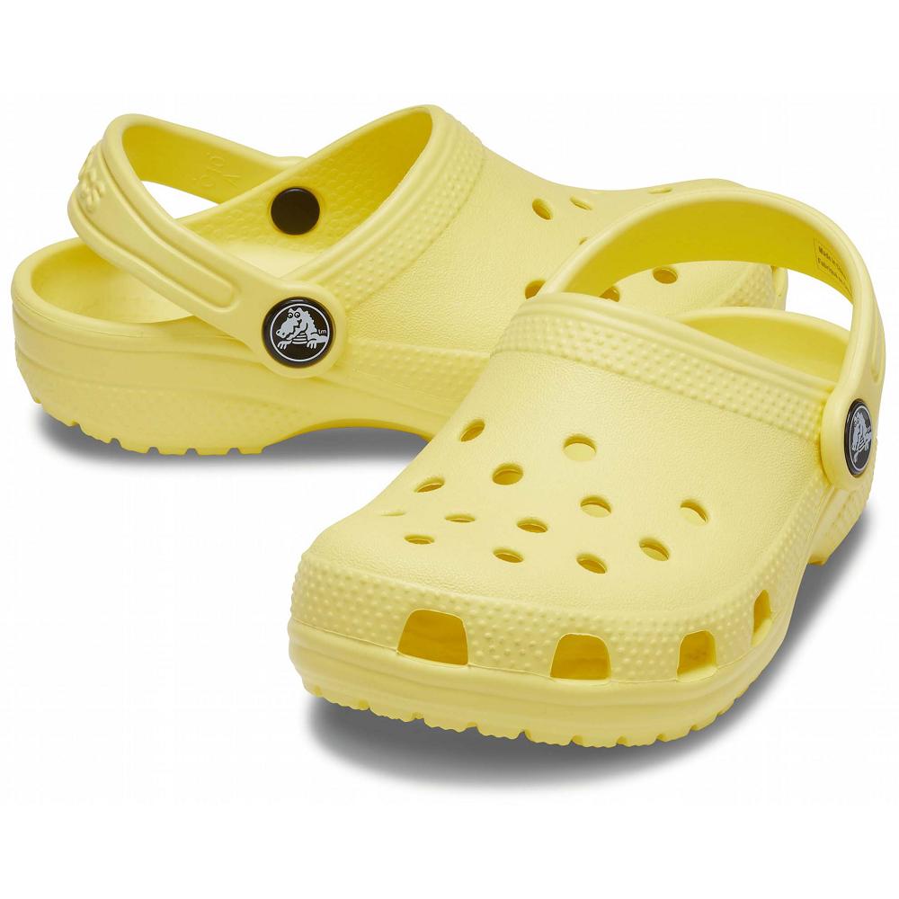 Crocs Classic Kids' Clogs Yellow | GPTEWM758