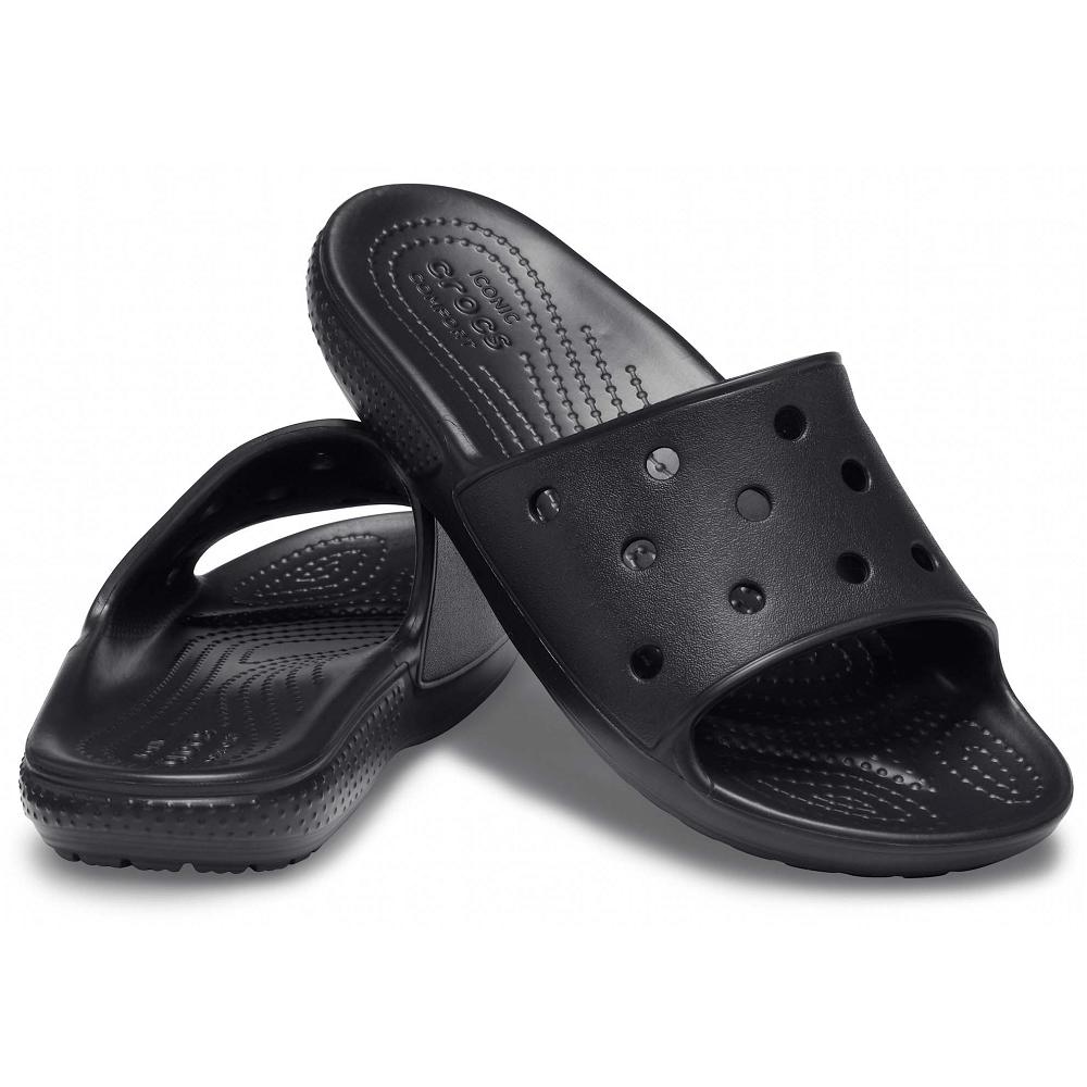 Crocs Classic Kids' Sandals Black | MIZQJA192