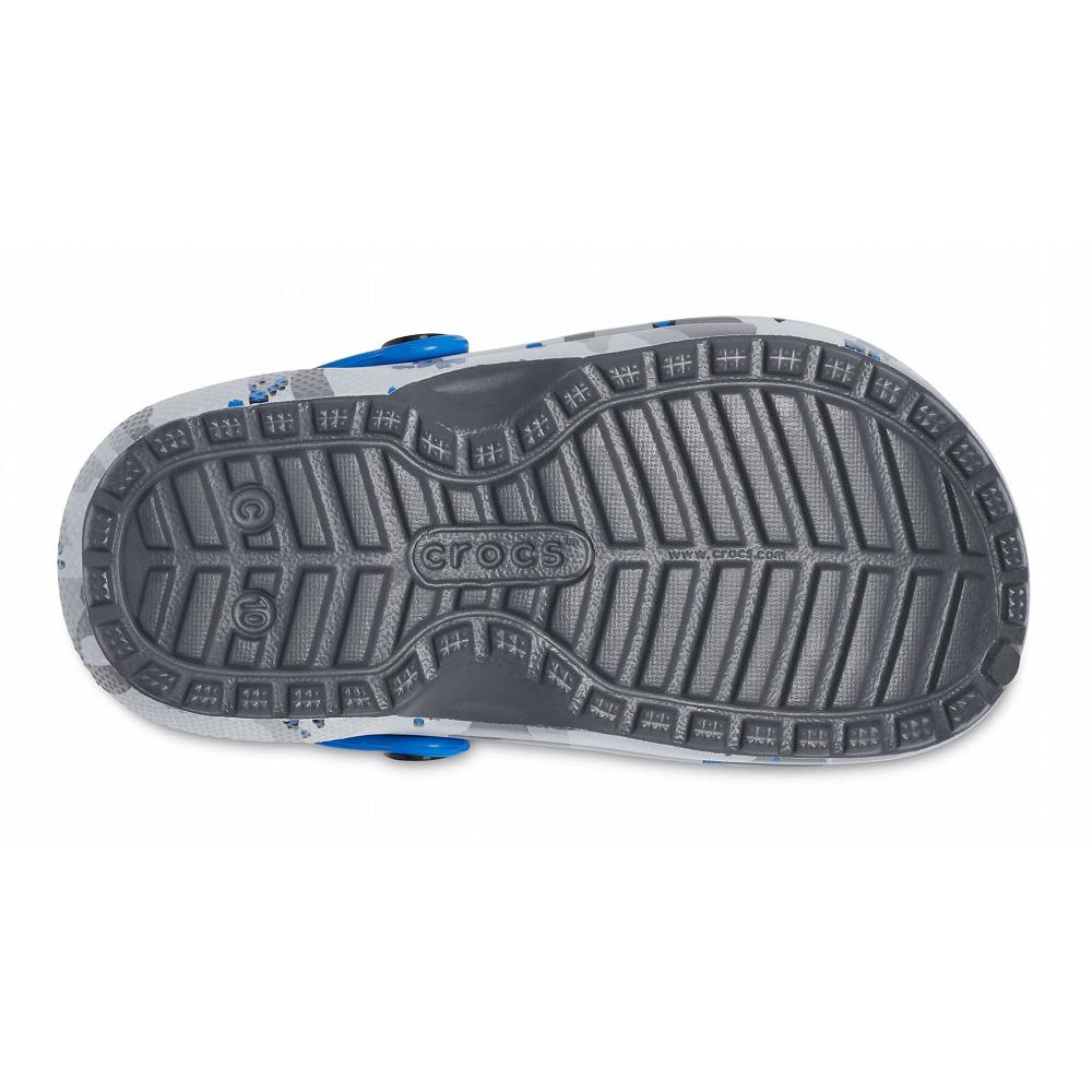 Crocs Classic Lined Kids' Clogs Grey | EJAIGM056