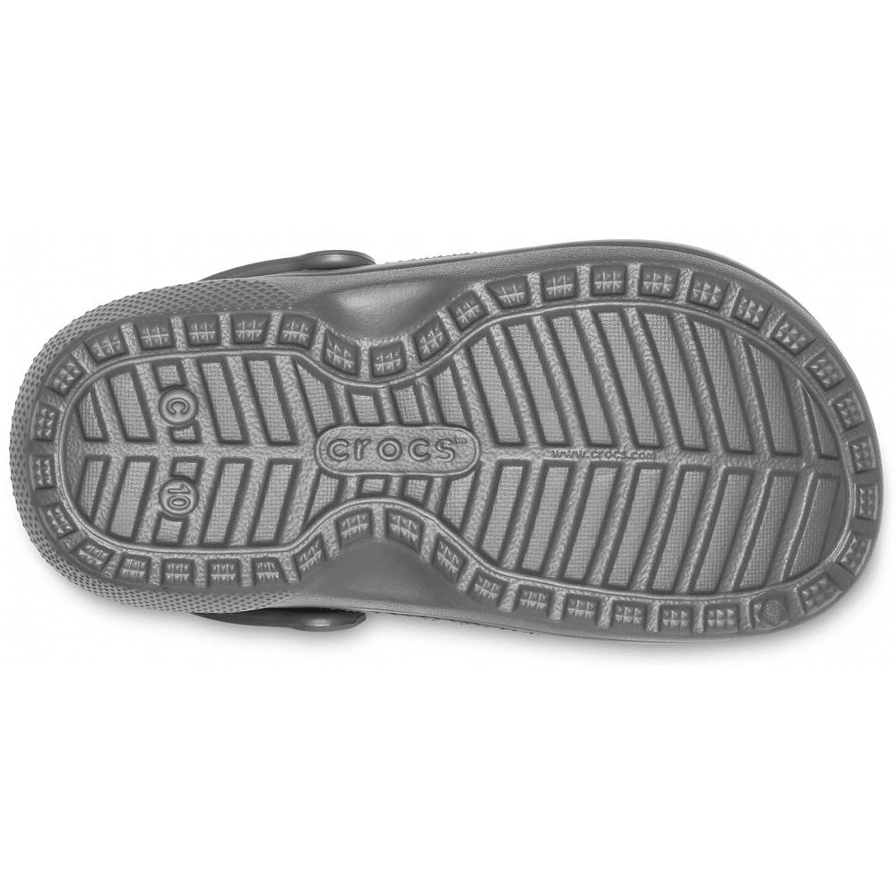 Crocs Classic Lined Kids' Clogs Grey | SUHLFZ701