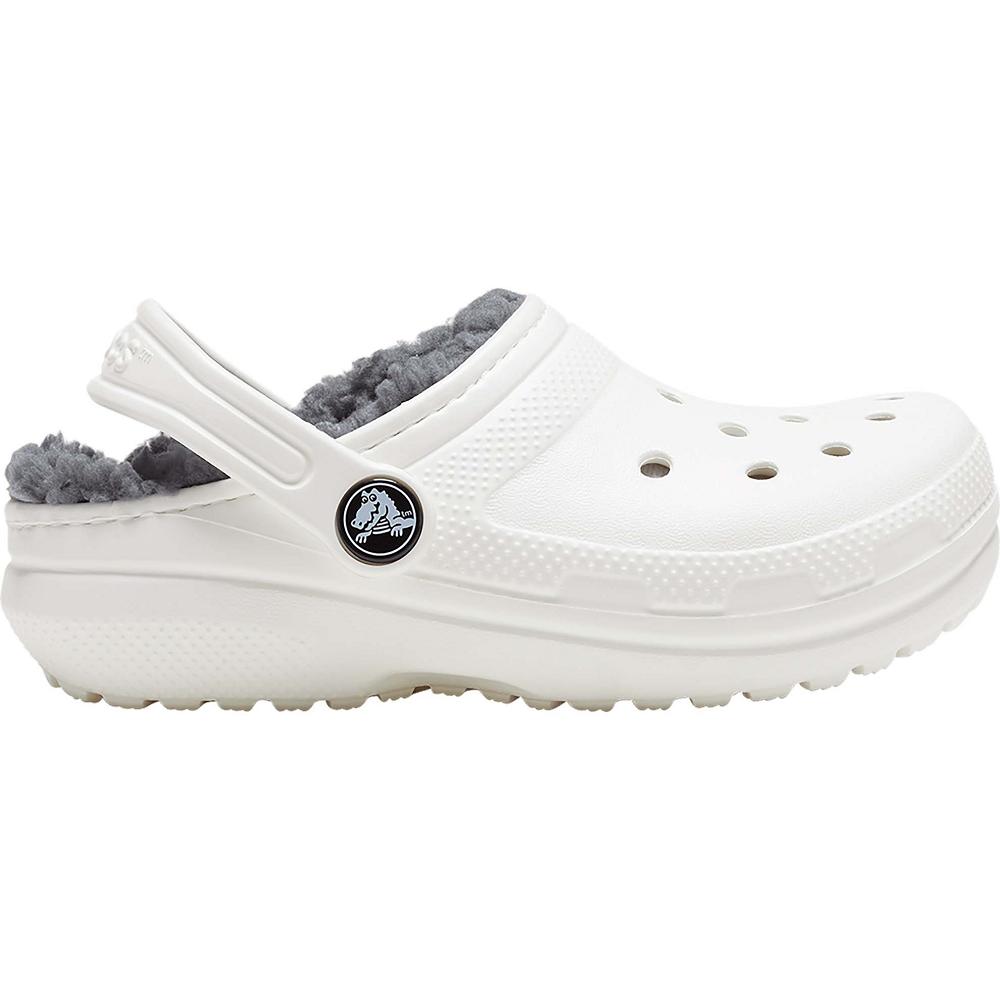 Crocs Classic Lined Kids' Clogs White | PTEKOW742
