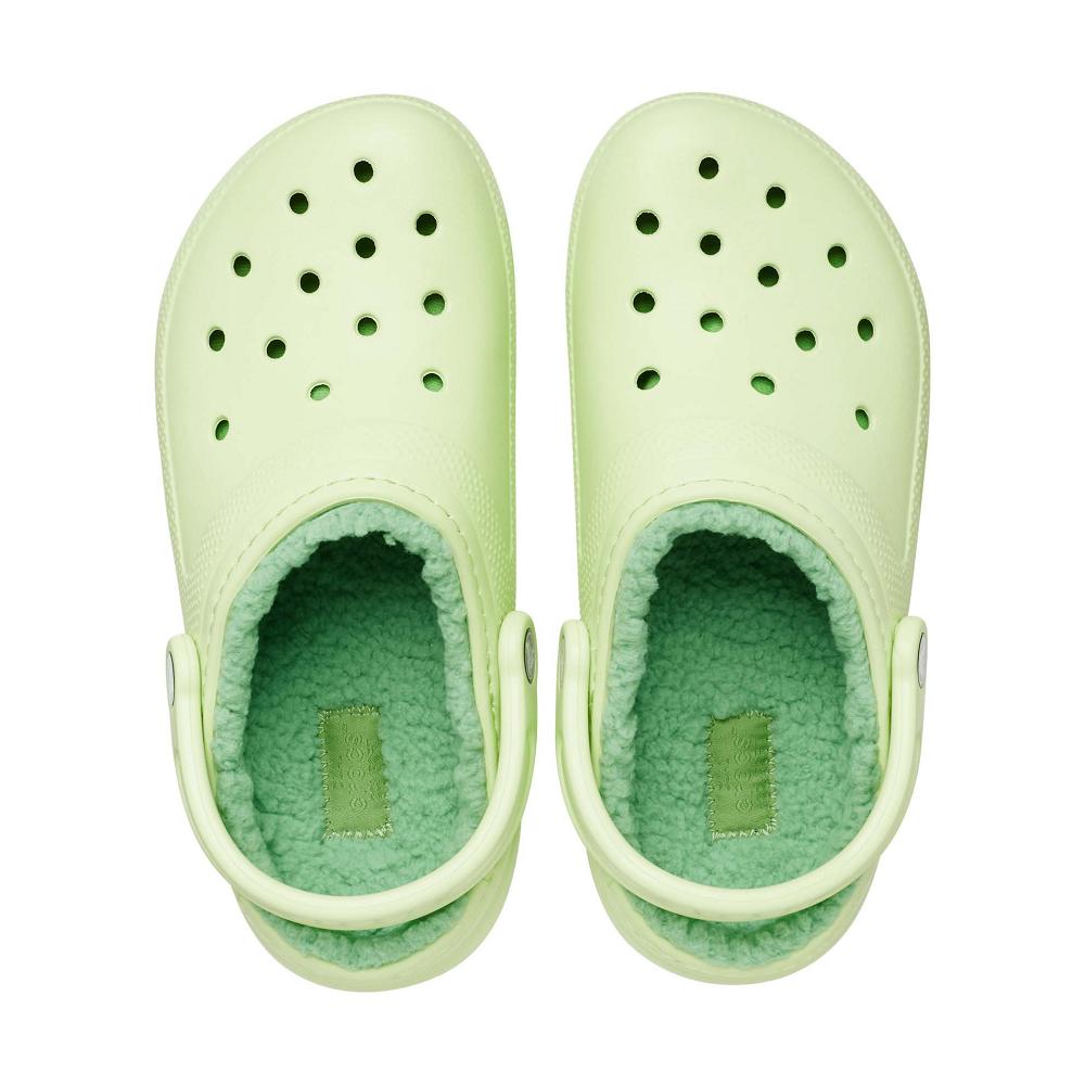 Crocs Classic Lined Men Clogs Mint | SQTGXE724