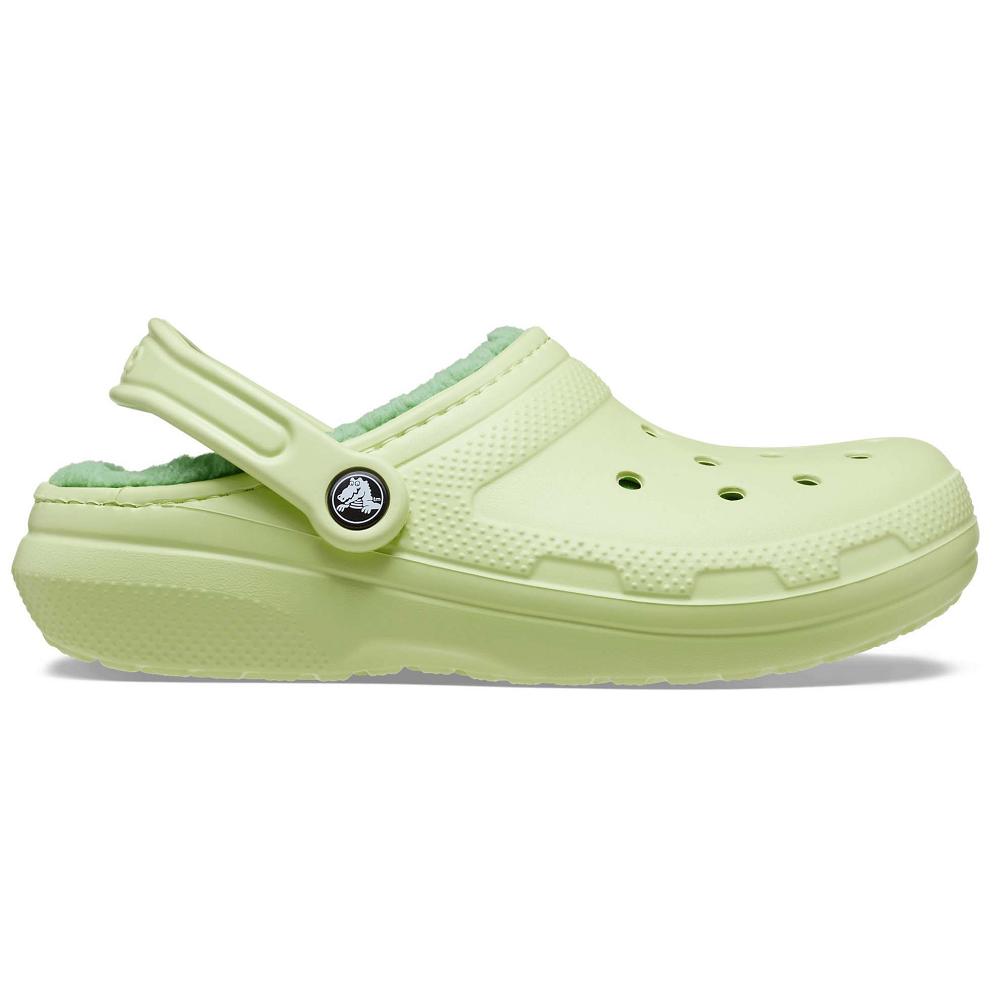 Crocs Classic Lined Men Clogs Mint | SQTGXE724