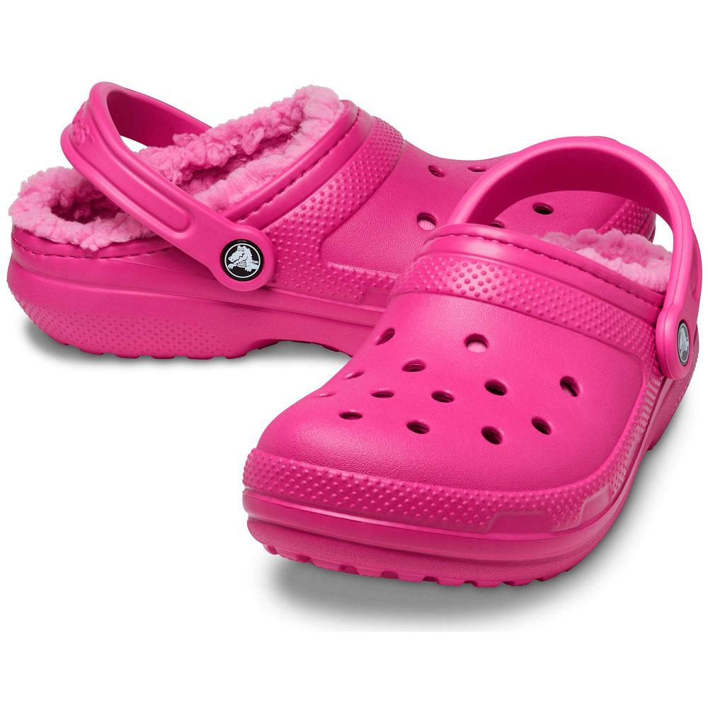 Crocs Classic Lined Men Clogs Pink | YGPRUV489