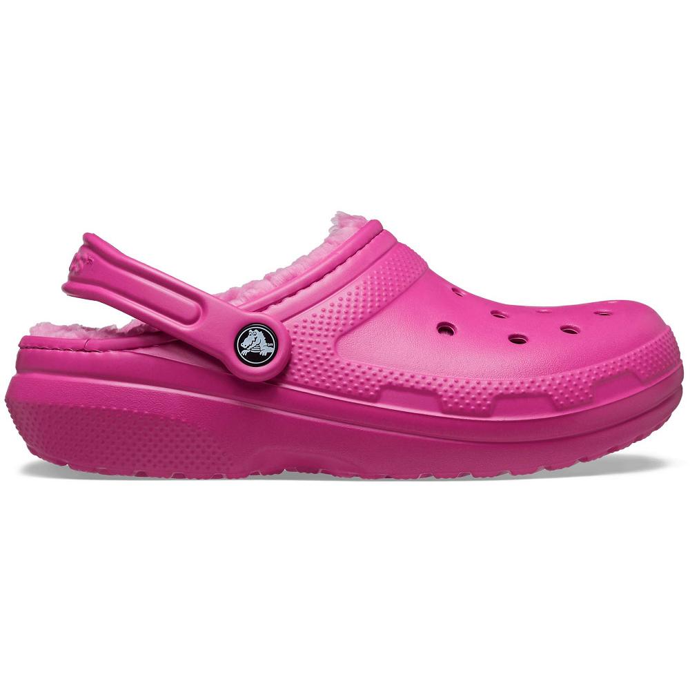 Crocs Classic Lined Men Clogs Pink | YGPRUV489
