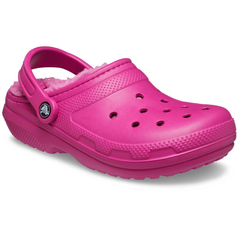 Crocs Classic Lined Men Clogs Pink | YGPRUV489