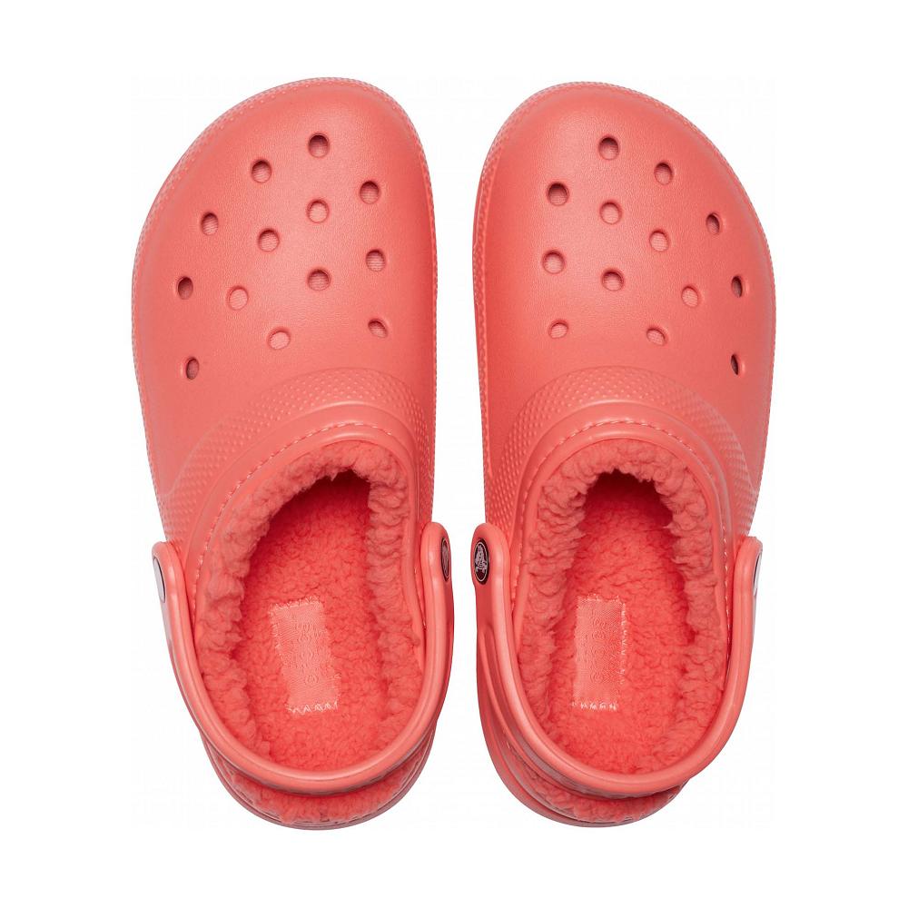 Crocs Classic Lined Men Clogs Red | HCBFVX826