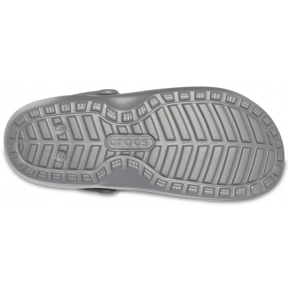 Crocs Classic Lined Men Clogs Silver | NCBZKH613