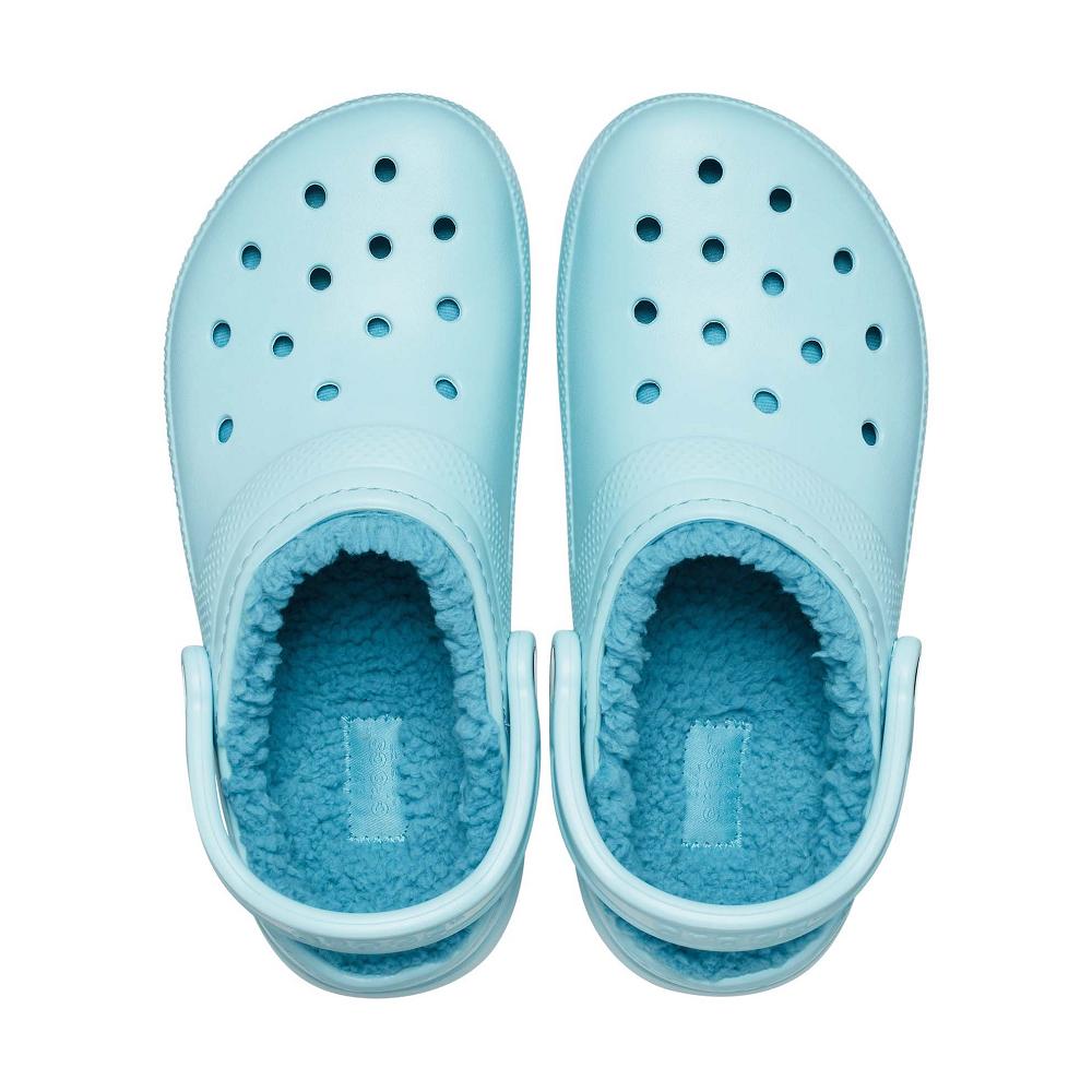 Crocs Classic Lined Men Clogs Turquoise | HZXTOC496