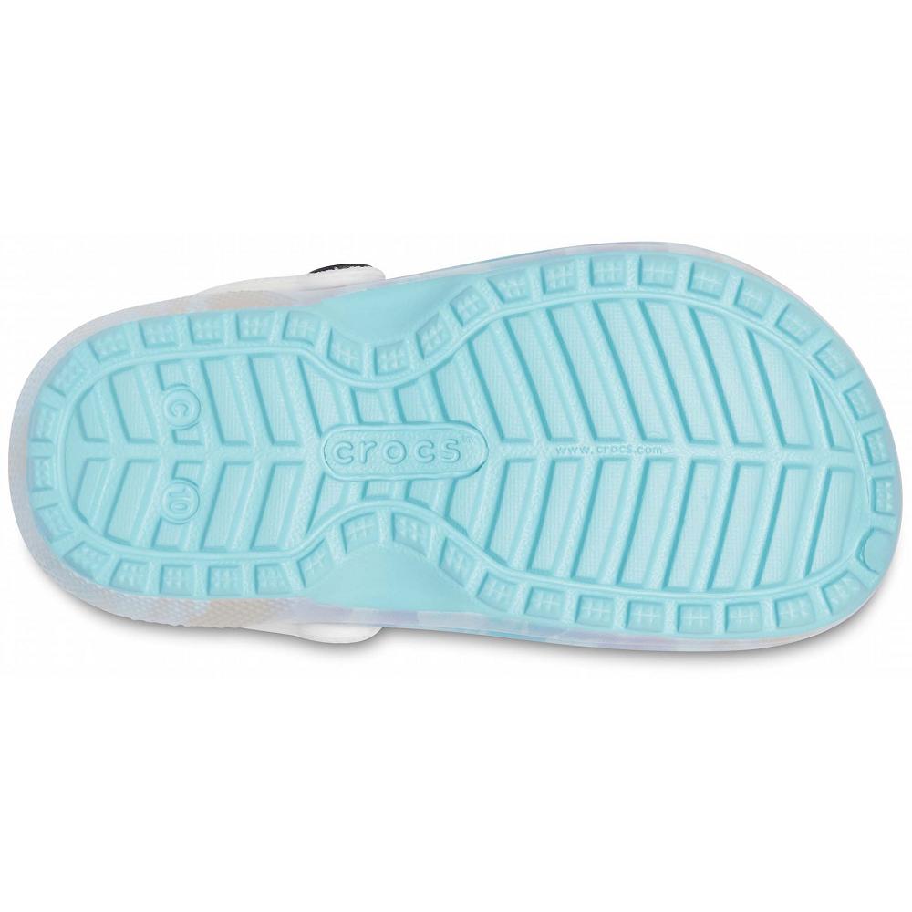 Crocs Classic Lined Out of This World Kids' Clogs White / Multicolor | USMYIW702