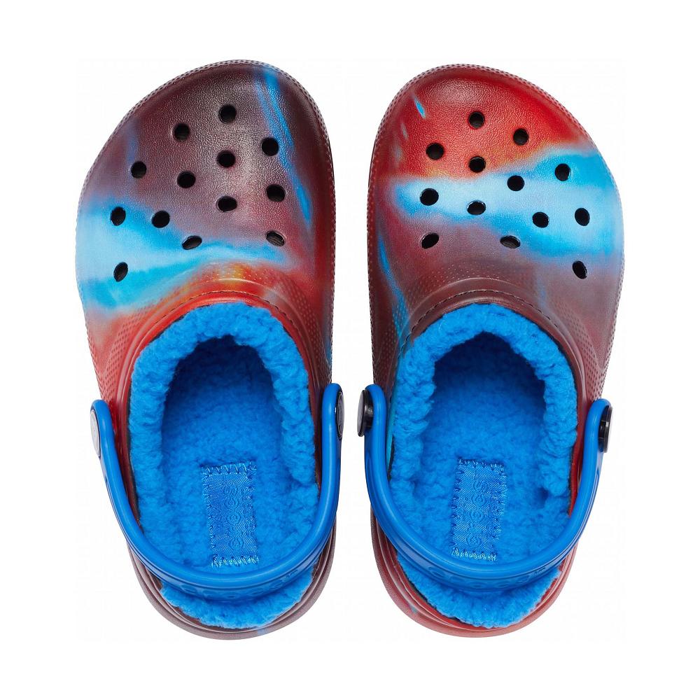 Crocs Classic Lined Out of This World Kids' Clogs Blue / Multicolor | GEXADV436