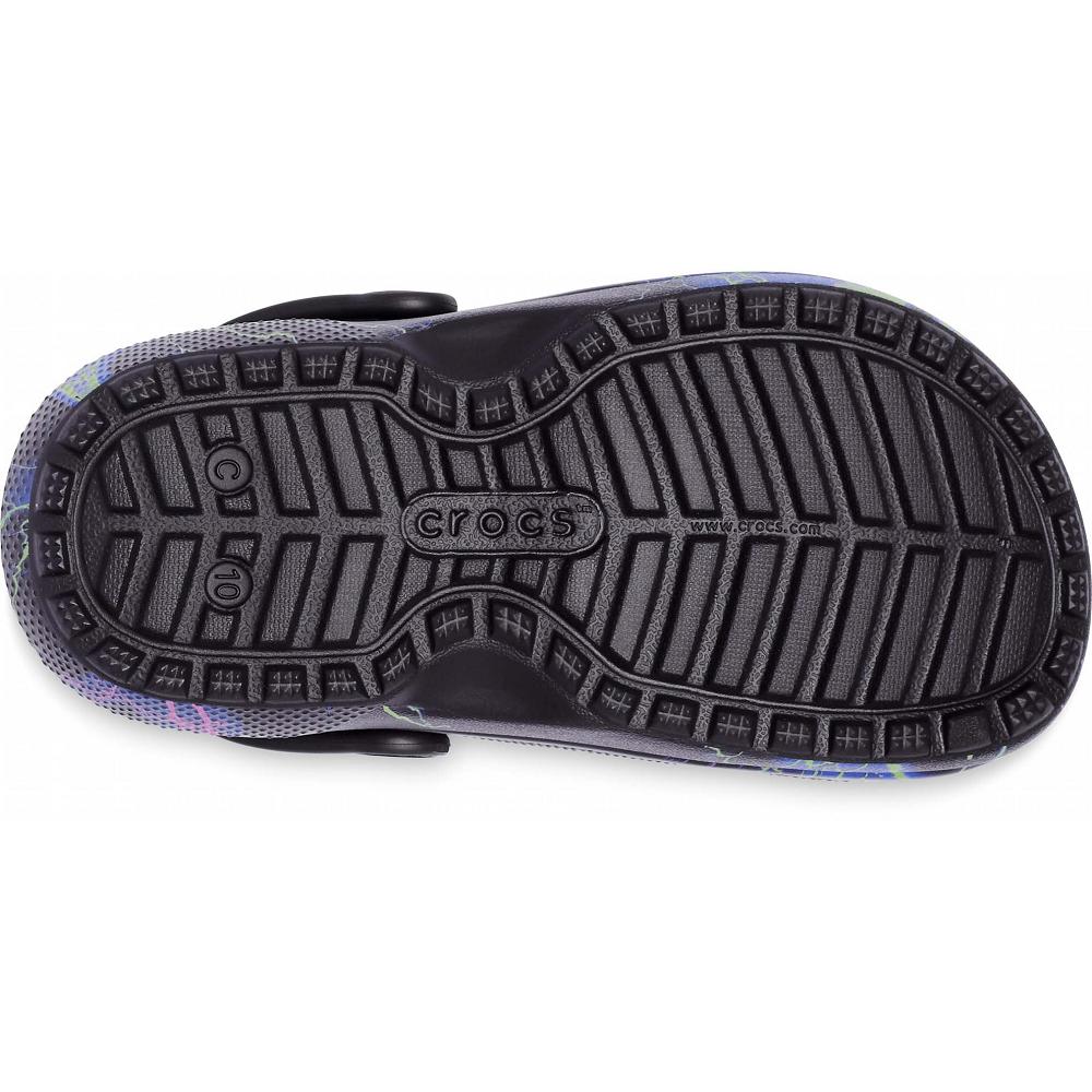 Crocs Classic Lined Out of This World Kids' Clogs Black | YAZOUM263