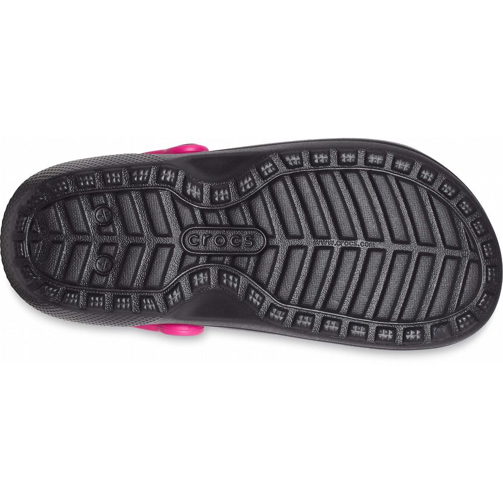 Crocs Classic Lined Pop Strap Men Clogs Black | CBWUAN418