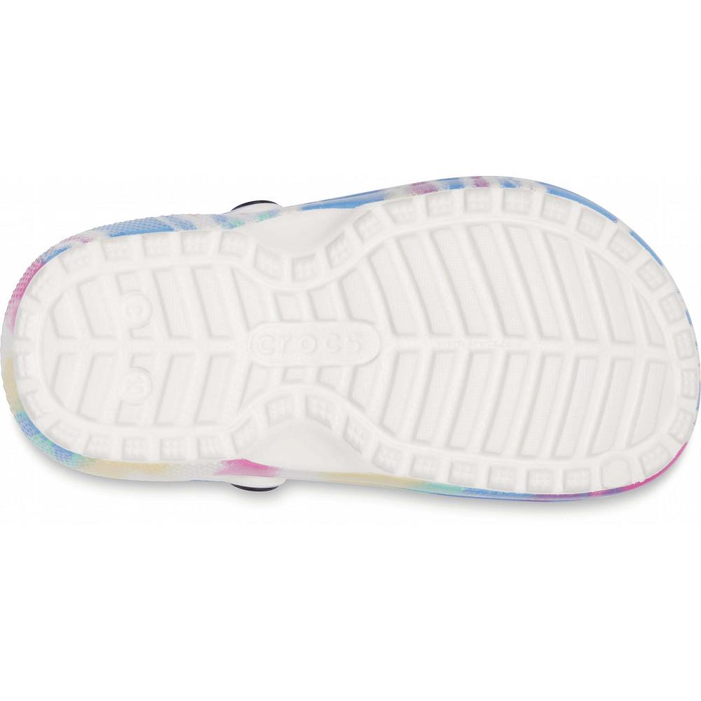 Crocs Classic Lined TieNew Zealand -Dye Graphic Kids' Clogs Multicolor | BSMLUI376