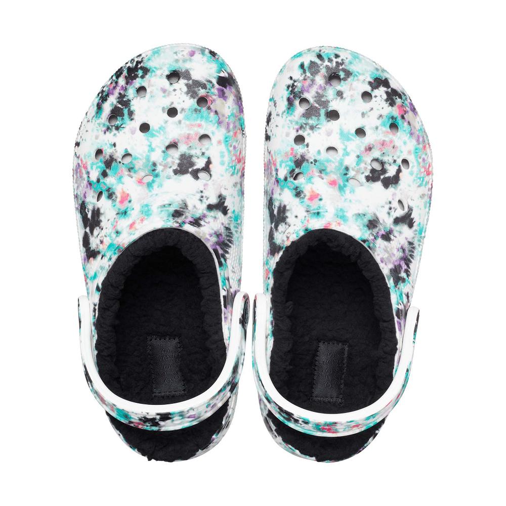 Crocs Classic Lined TieNew Zealand -Dye Men Clogs Mint / Multicolor | FXSIDM590