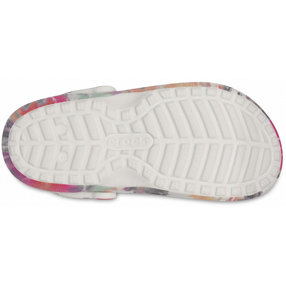 Crocs Classic Lined TieNew Zealand -Dye Men Clogs Pink / Multicolor | YAKVRE065