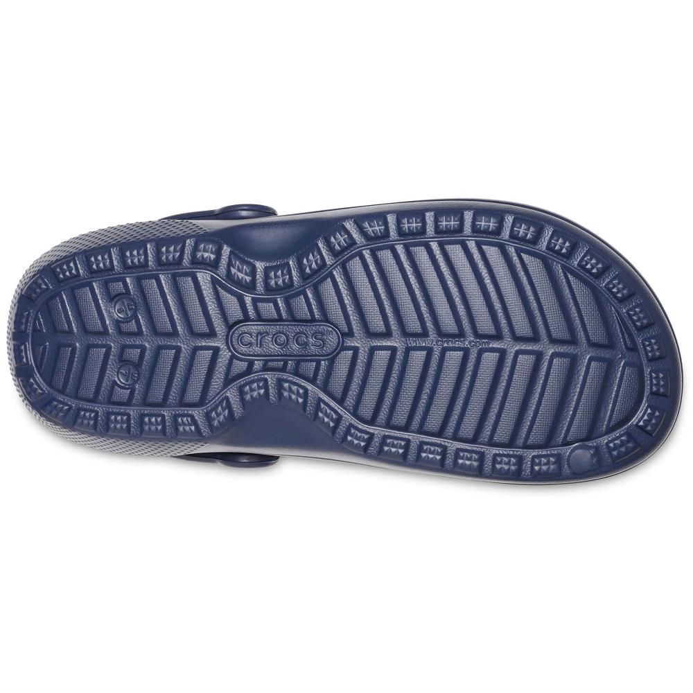 Crocs Classic Lined Women Clogs Navy | QJXRGH847