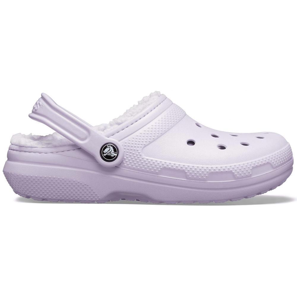 Crocs Classic Lined Women Clogs Purple / Pink | FSDJQZ246