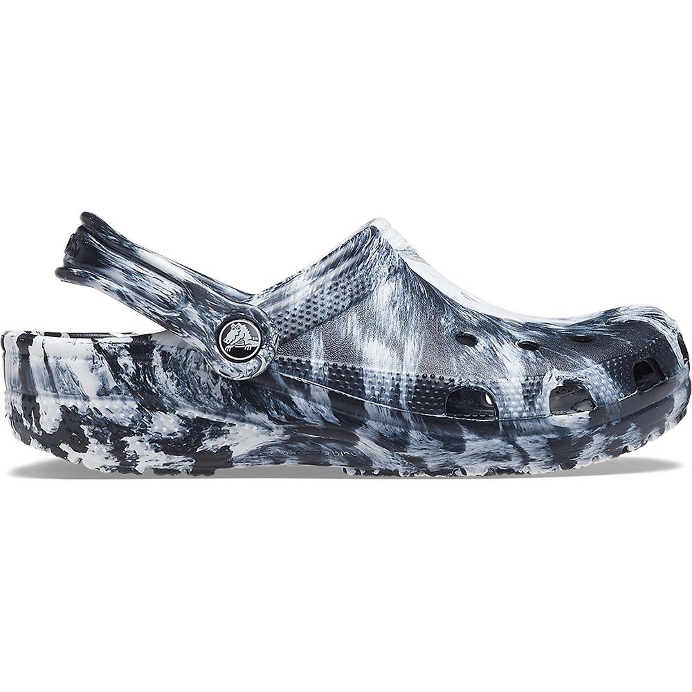 Crocs Classic Marbled Men Clogs Black | IKMQGR346