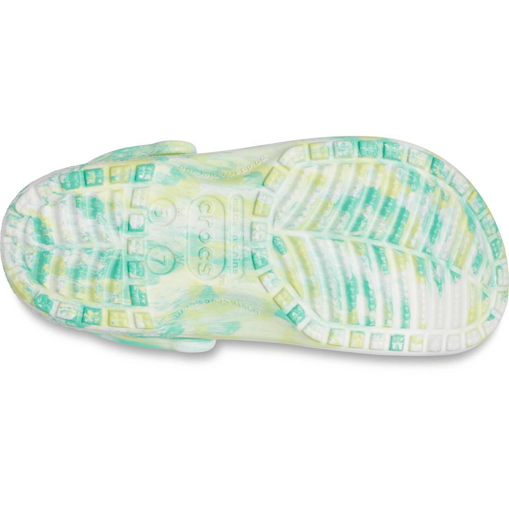Crocs Classic Marbled Men Clogs Mint | RQLFYO623