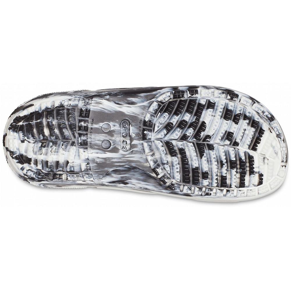 Crocs Classic Marbled Men Sandals Black | BEJMYN183