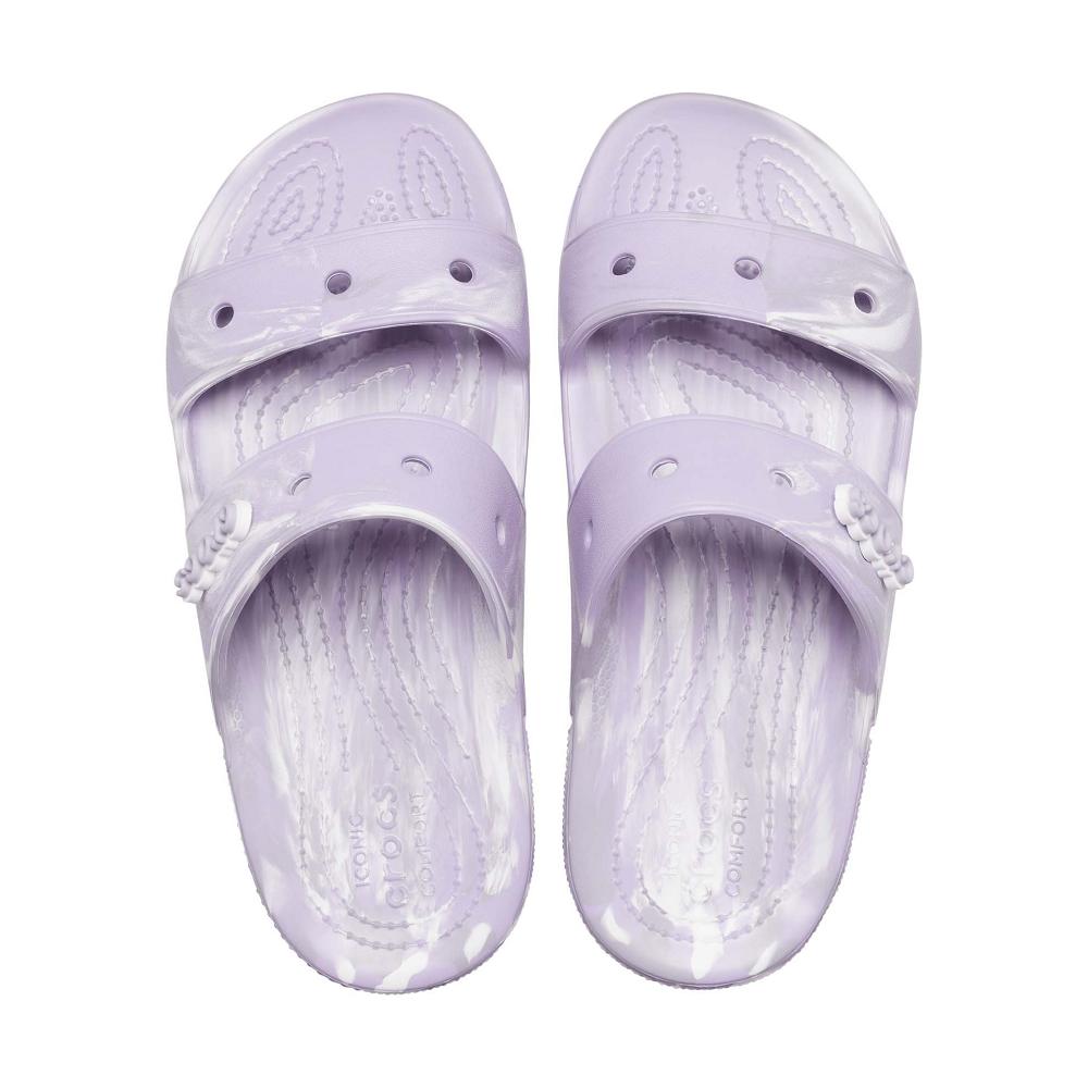 Crocs Classic Marbled Men Sandals Purple | NWDXGF159