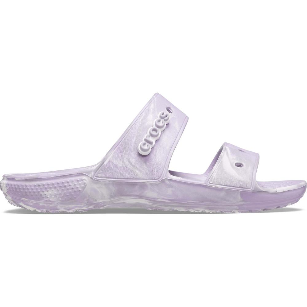Crocs Classic Marbled Men Sandals Purple | NWDXGF159