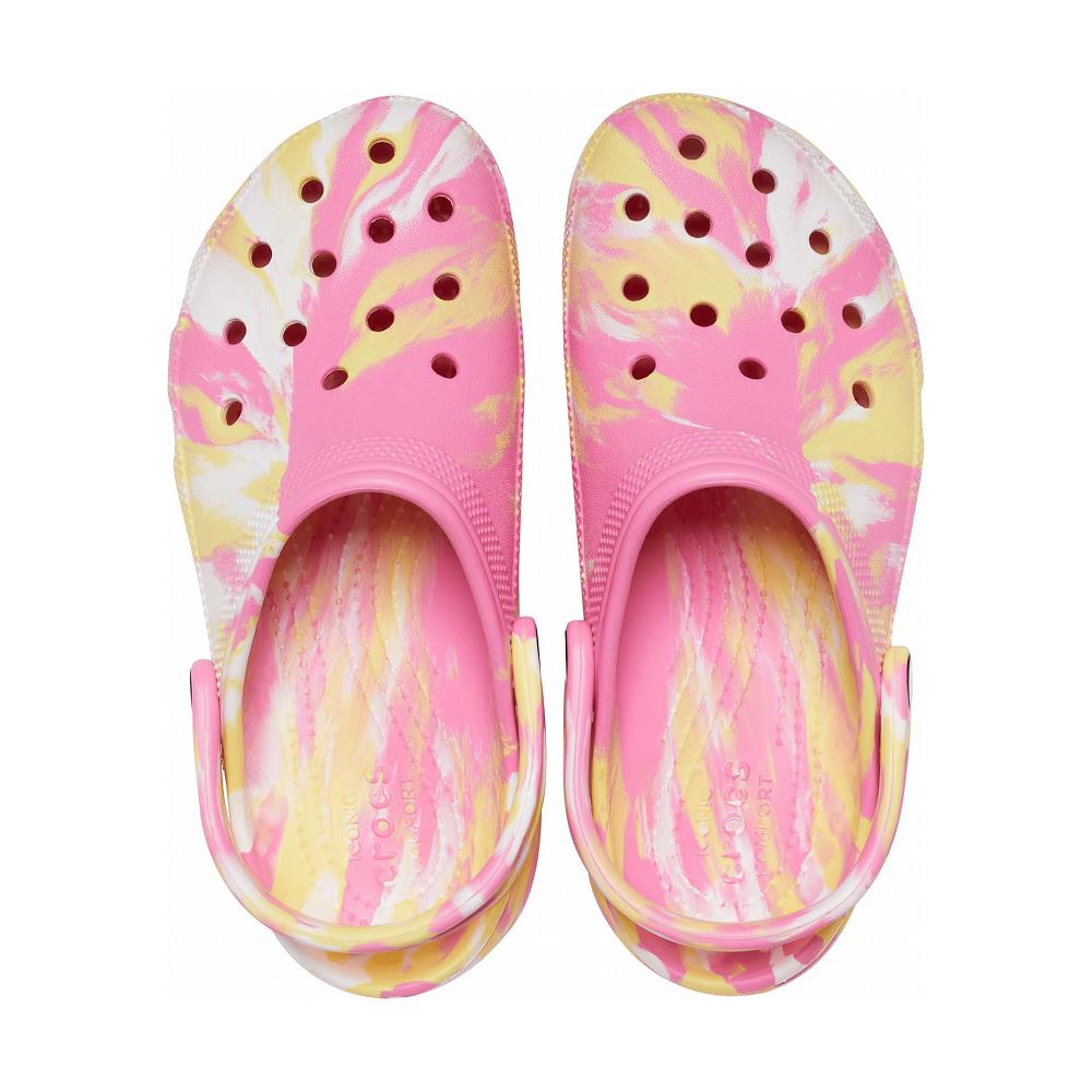 Crocs Classic Marbled Women Clogs Pink / Multicolor | SDGWKM259