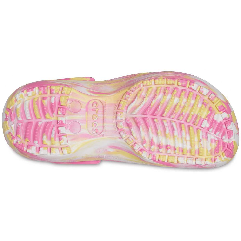 Crocs Classic Marbled Women Clogs Pink / Multicolor | SDGWKM259