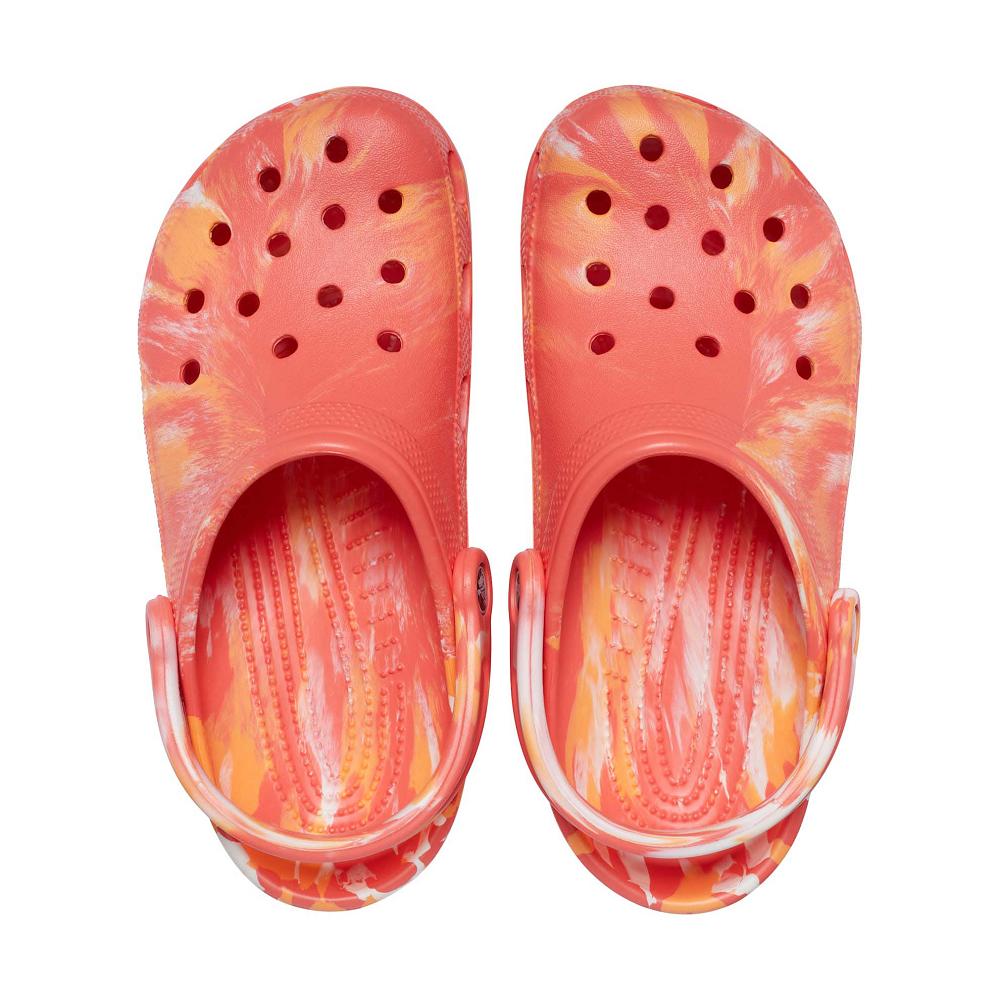 Crocs Classic Marbled Women Clogs Red | BPJKMN712