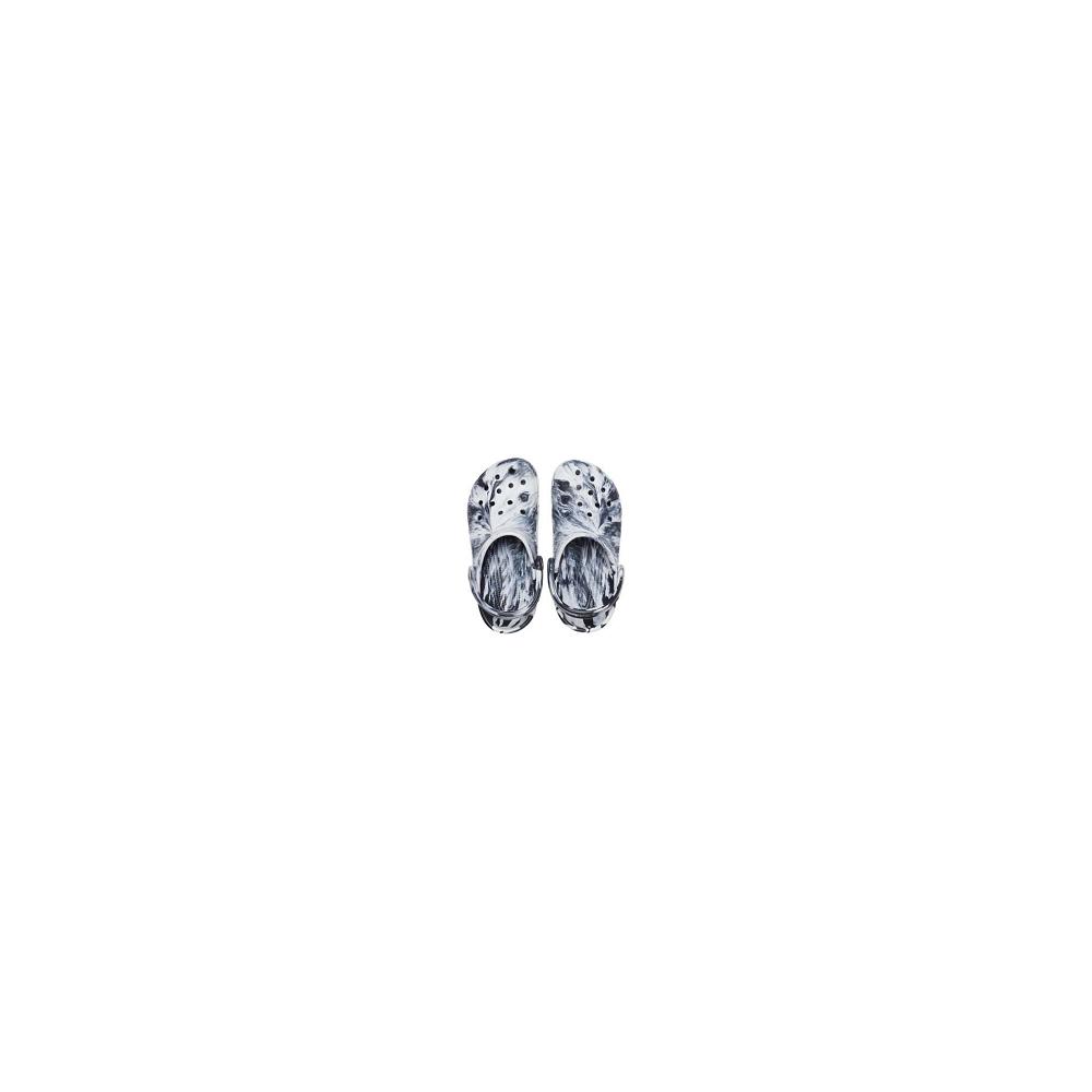 Crocs Classic Marbled Women Clogs White / Grey | BRGZFN391