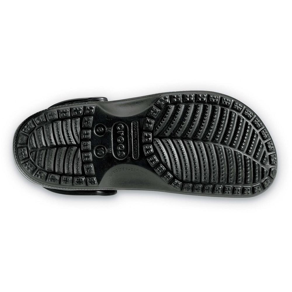 Crocs Classic Men Clogs Black | NMAUTX709