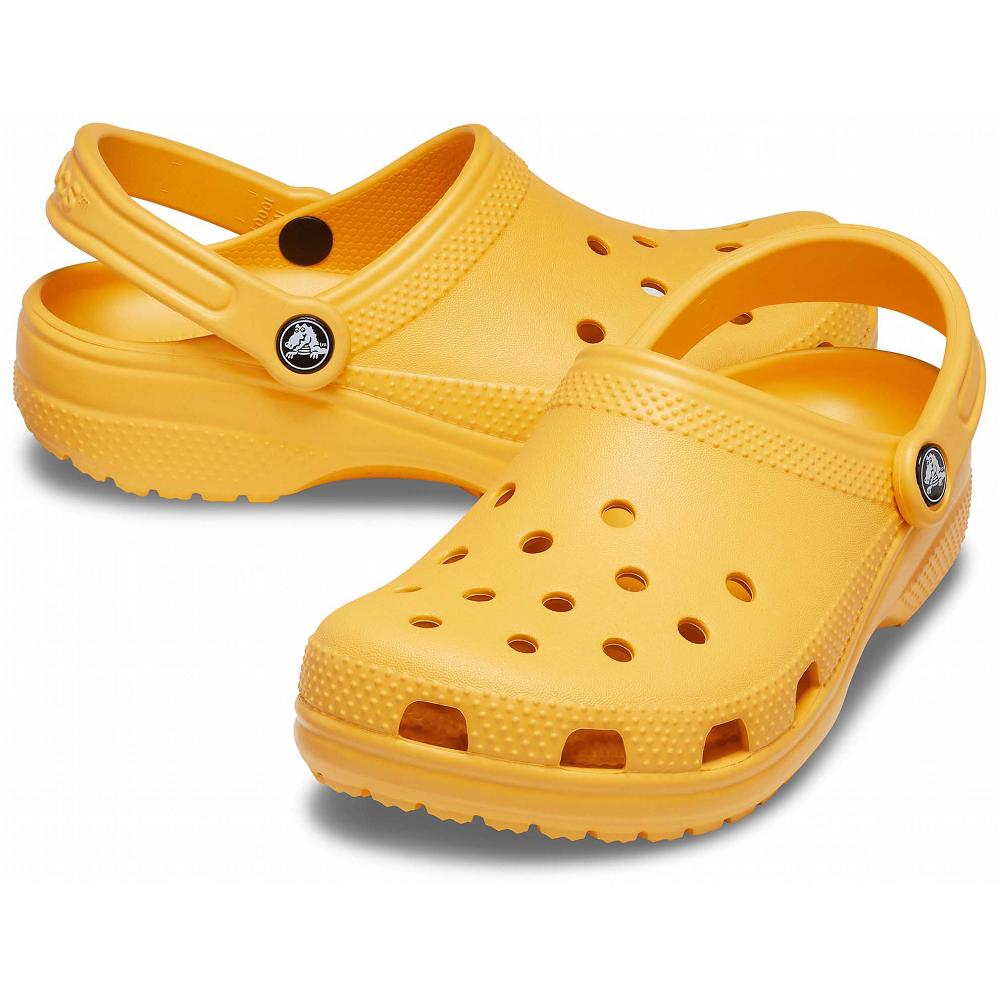 Crocs Classic Men Clogs Gold | TGEOSY386