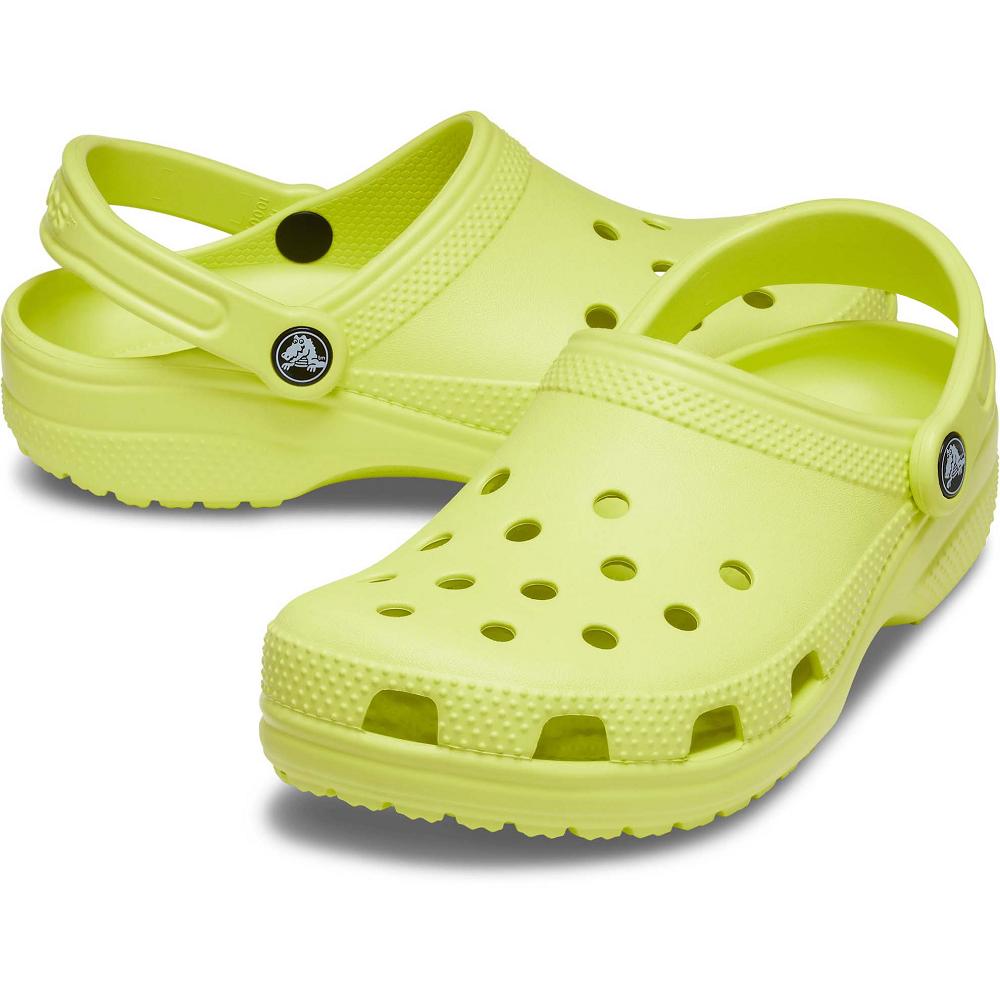 Crocs Classic Men Clogs Green | YECBVF598